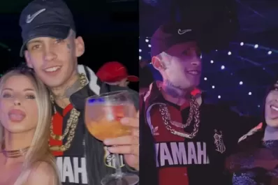 Las fotos subidas de tono de L-Gante con una joven en un boliche de España