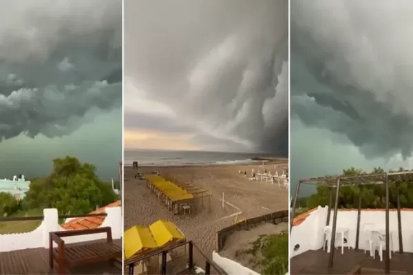 Video: la impresionante tormenta eléctrica que generó miedo en Miramar