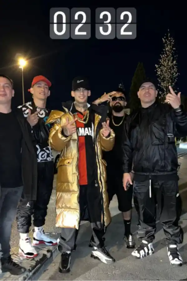 Las fotos subidas de tono de L-Gante con una joven en un boliche de España