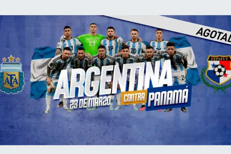 Se agotaron en tiempo récord las entradas para el amistoso entre la Selección argentina y Panamá
