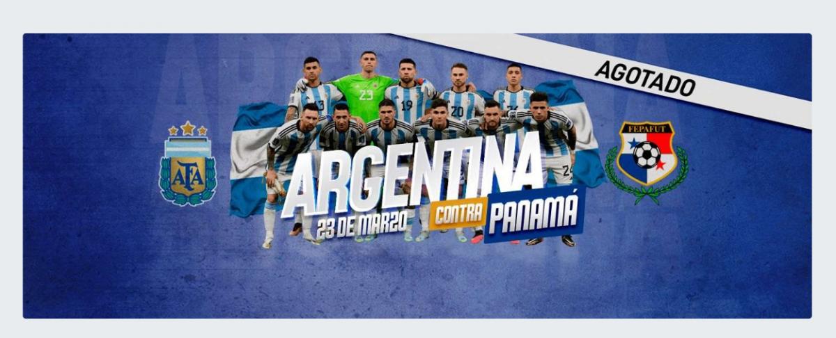 Se agotaron en tiempo récord las entradas para el amistoso entre la Selección argentina y Panamá