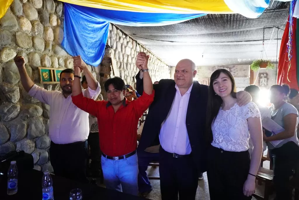 Masso presentó a su candidato a delegado comunal en Amaicha del Valle