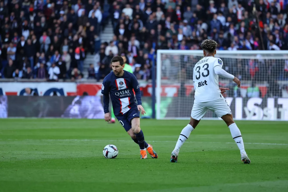 PSG, con Messi de titular, cayó sorpresivamente ante Rennes