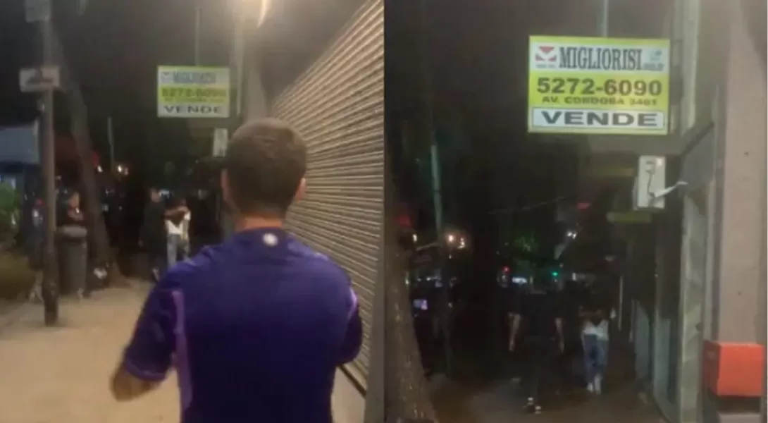 La reacción de un hincha que se encontró a Lionel Messi caminando por Buenos Aires