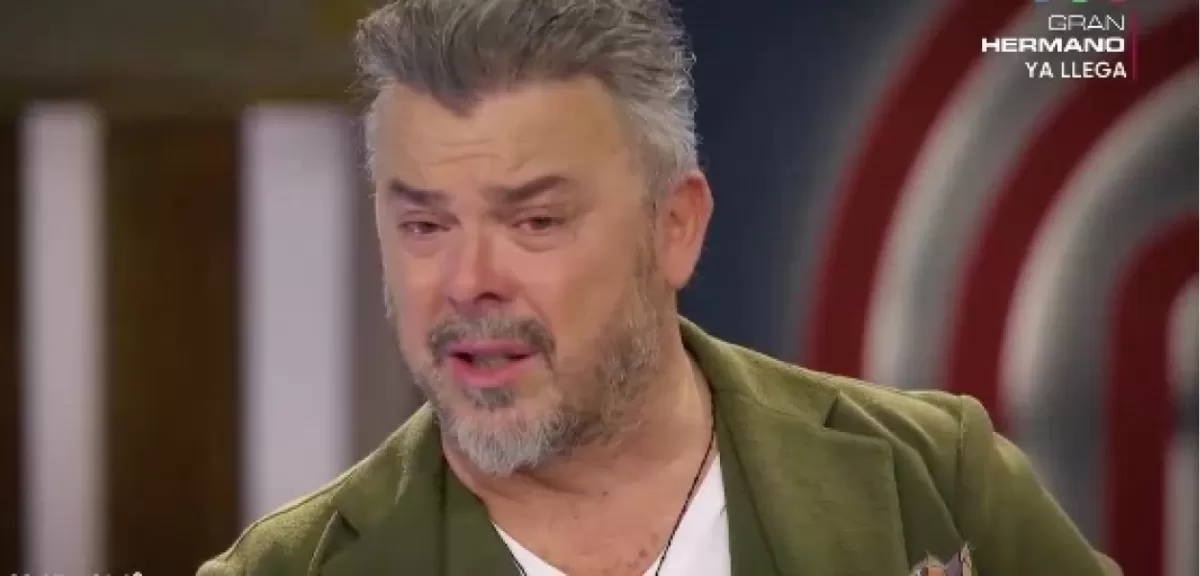 Donato de Santis fue el primero en romper en llanto. Foto: Captura.