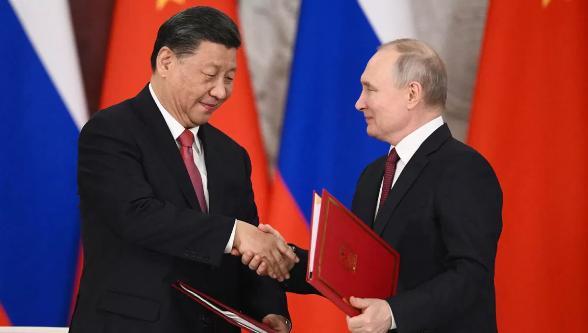 ACUERDOS. Rusia busca que China reemplace los contratos caídos en occidente por la invasión a Ucrania.