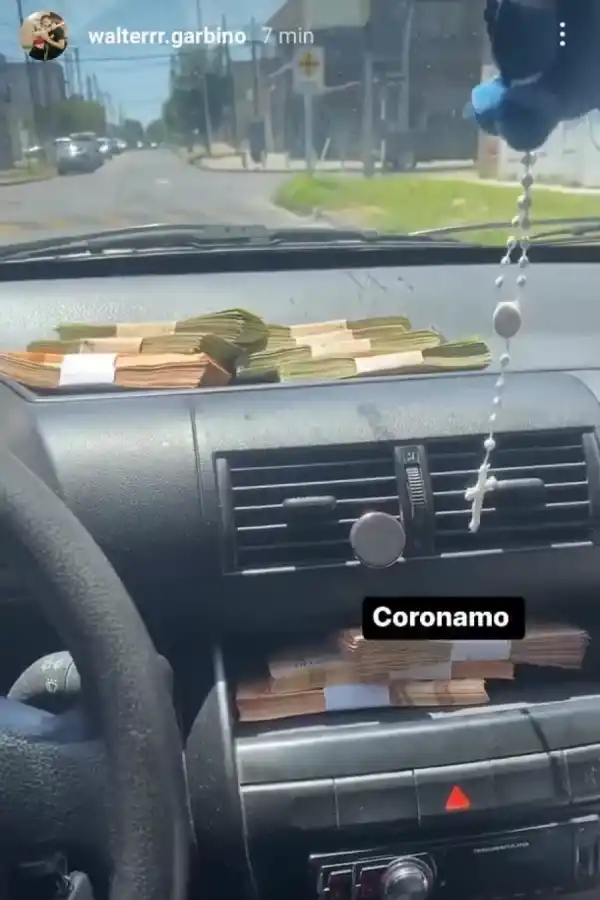 Insólito: un policía robó $ 100.000, lo mostró en sus redes y fue detenido