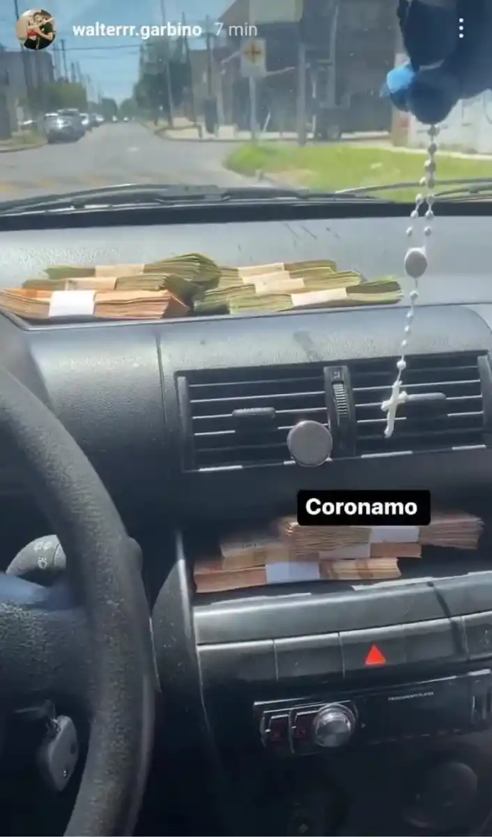 Insólito: un policía robó $ 100.000, lo mostró en sus redes y fue detenido