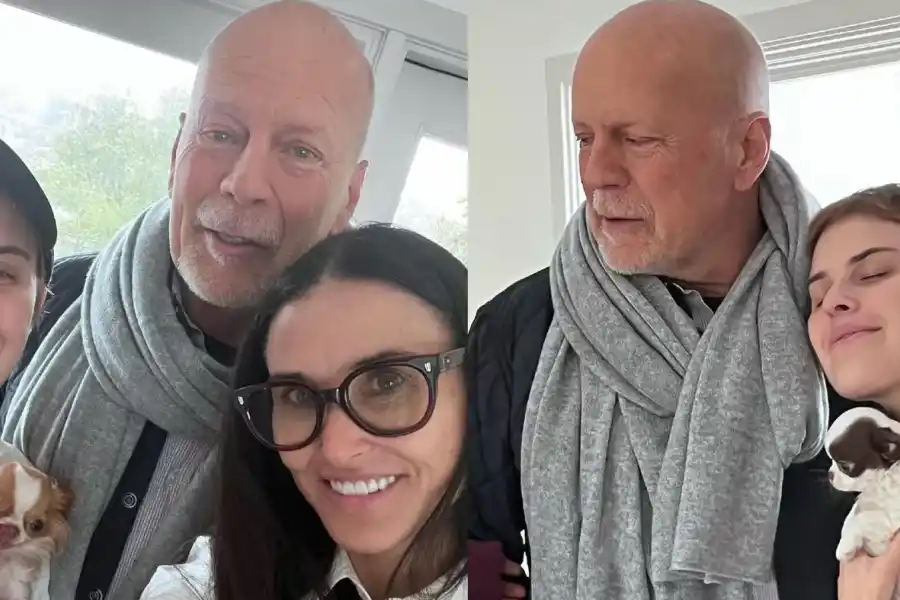 Bruce Willis y Demi Moore tienen tres hijas en común 