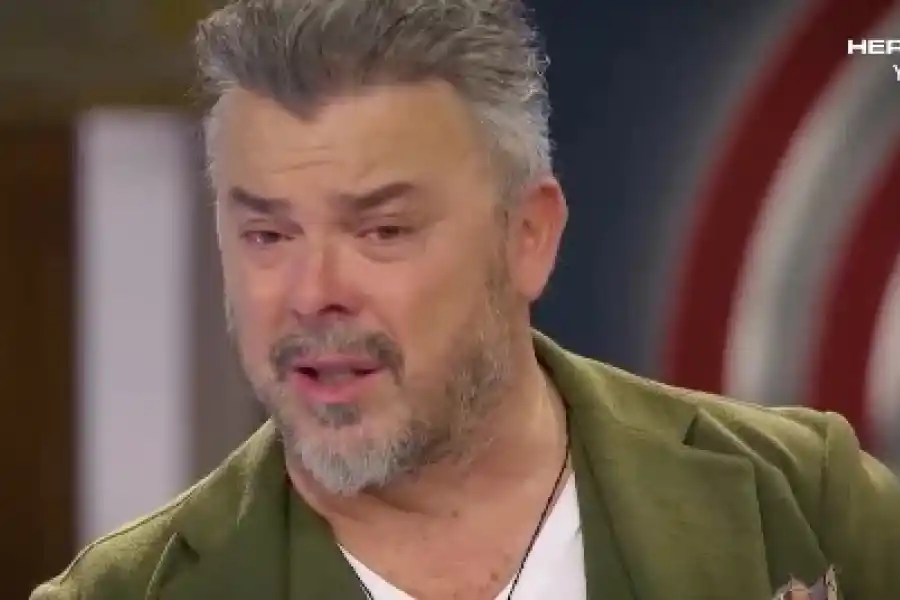 Donato de Santis fue el primero en romper en llanto. Foto: Captura.