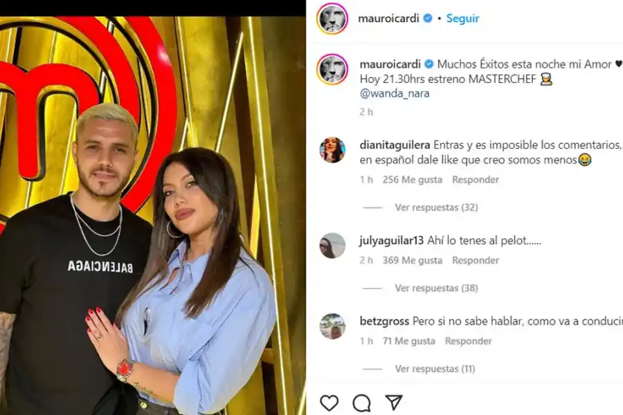 Masterchef: la especial visita que recibió Wanda Nara en los estudios de Telefe