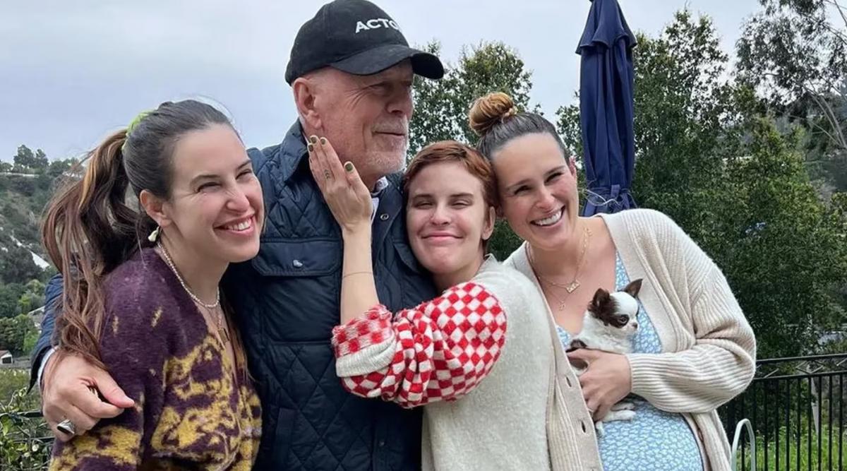 Bruce Willis celebró sus 68 años junto a su familia