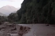 Por las lluvias se desbordó el río Cochuna y obligó a cortar el tránsito en la ruta nacional 65