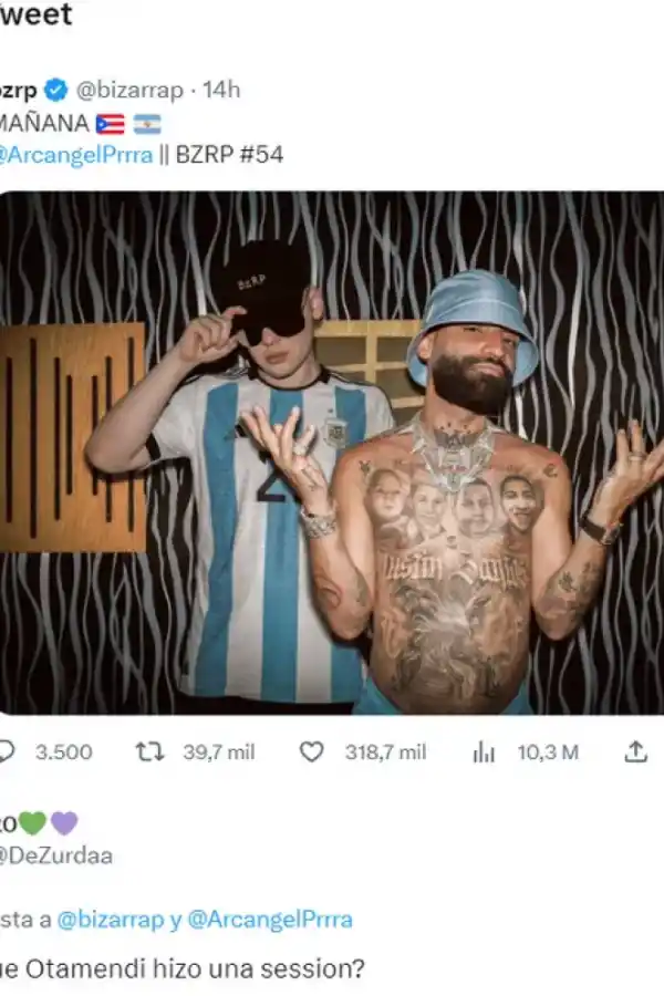 Bizarrap estrena su Music Session #54 y en redes sociales creen que será con un jugador de la Selección Argentina