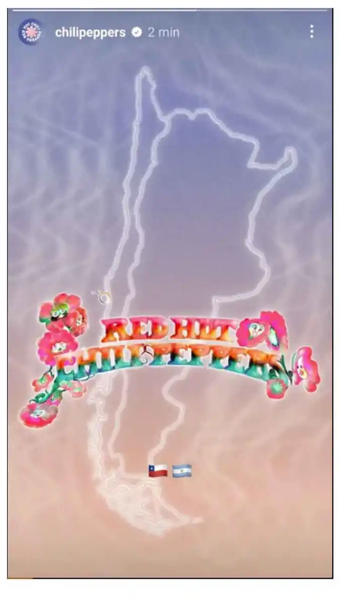 Red Hot Chili Peppers confirmó su visita a la Argentina