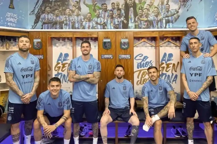 ¿Una cábala con cambios? El fotón de los campeones del mundo en su vuelta al predio de Ezeiza