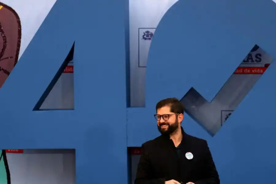 Gabriel Boric, presidente de Chile.
