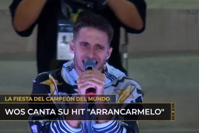 Wos emocionó en el entretiempo de Argentina-Panamá