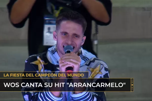 Wos emocionó en el entretiempo de Argentina-Panamá