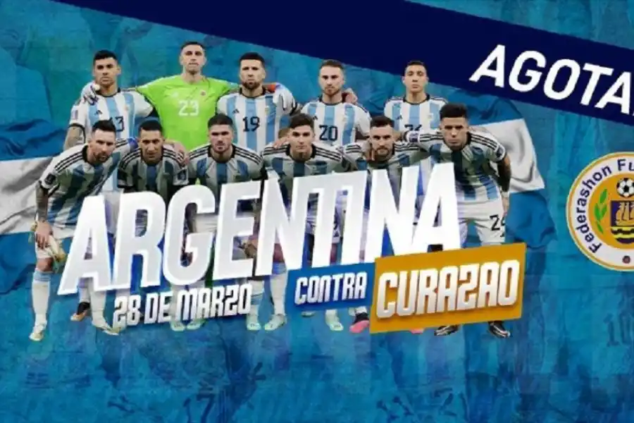 Argentina-Curazao, en Santiago del Estero: se agotaron las entradas