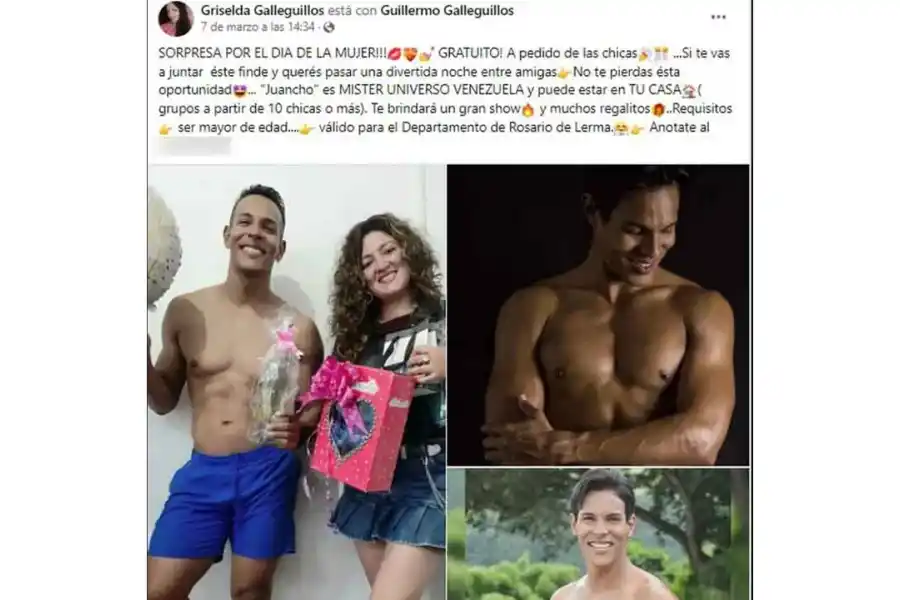 Una candidata a diputada sorteó un show erótico en Salta: Un stripper por un voto