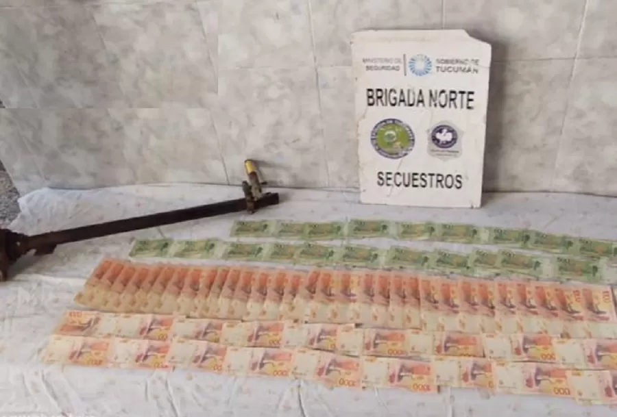 Lomas de Tafí: Recuperan una importante suma de dinero robado