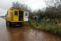 Por las lluvias, hubo anegamientos y asistieron a familias en distintos puntos de la provincia