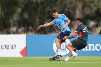 La Selección argentina venció a River en un amistoso disputado en el predio de la AFA