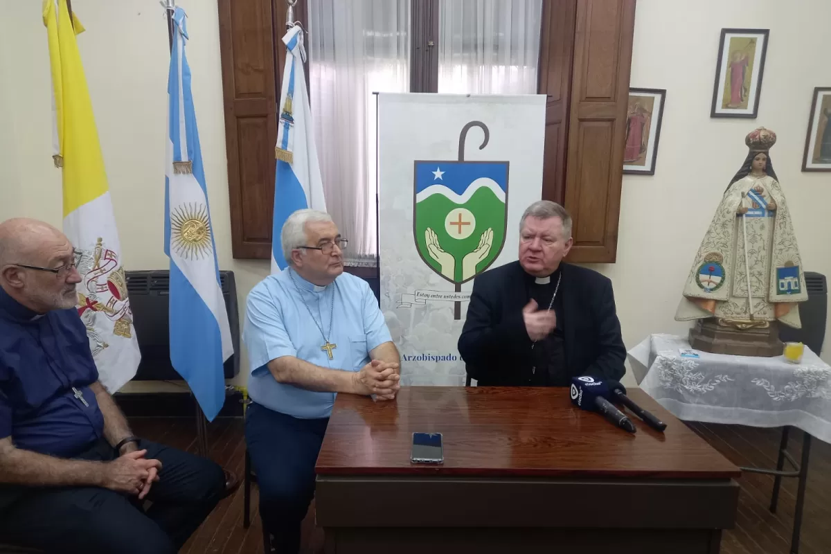 Mirosław Adamczyk, embajador del Vaticano para Argentina, en Tucumán. LA GACETA / FOTO DE ANALÍA JARAMILLO