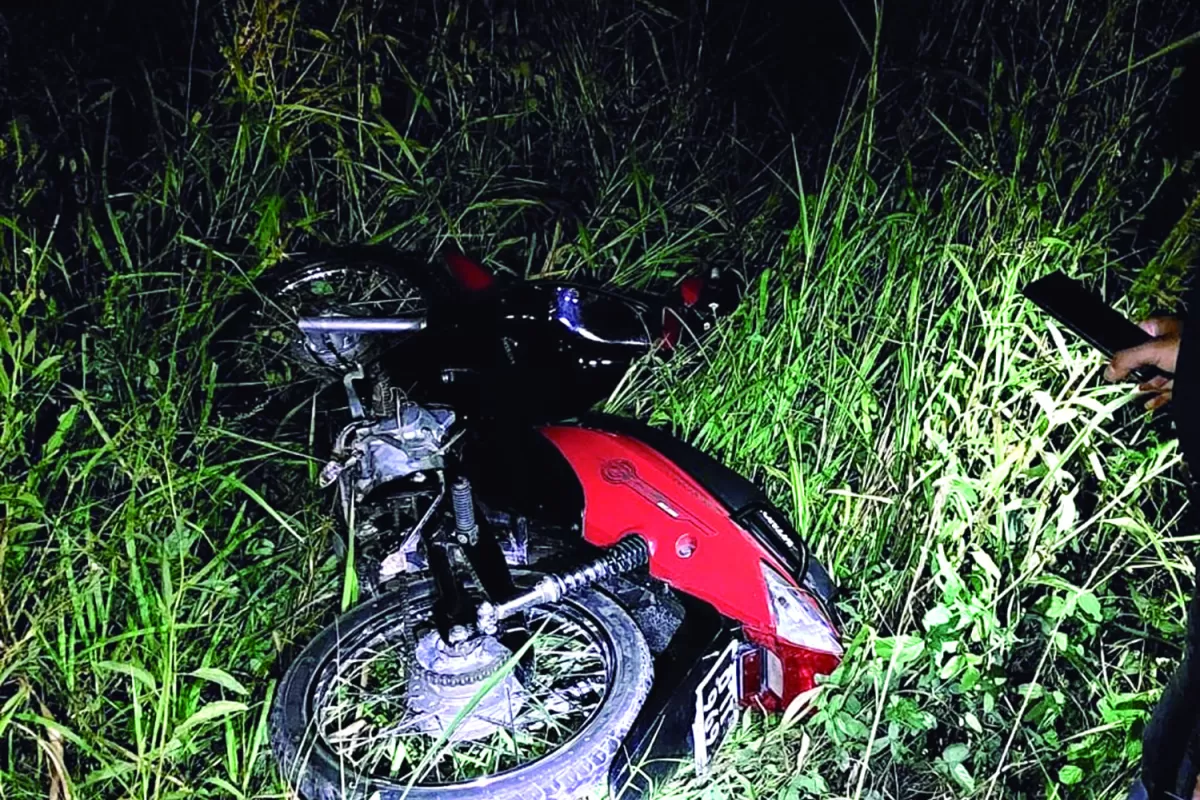Moto robada: la Policía recuperó el vehículo luego de una persecución.