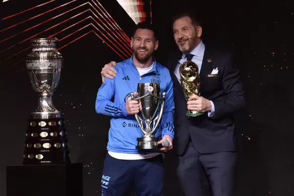 La Conmebol le rindió homenaje a la Selección argentina en Paraguay