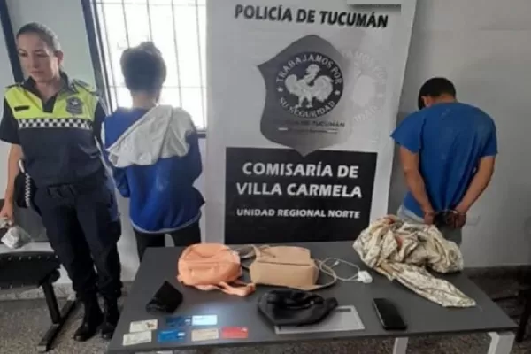 Dos hombres entraron a robar a una casa en Villa Carmela; pero no llegaron lejos