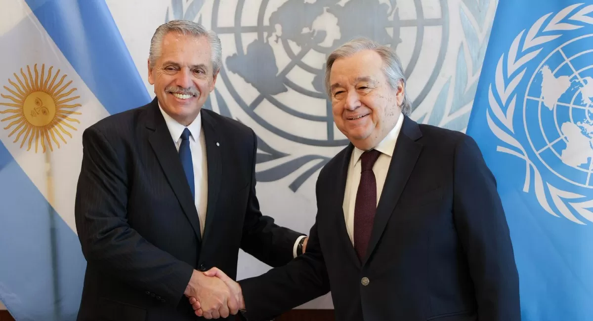 Alberto Fernández le pidió a la ONU retomar las negociaciones por las Islas Malvinas
