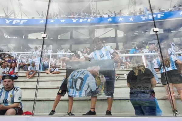 Así se vivió la apertura del estadio, en Santiago del Estero