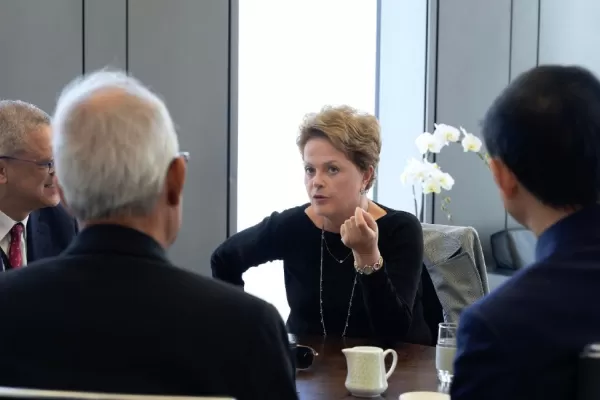 Dilma Rousseff asumió como presidenta del Banco de los Brics