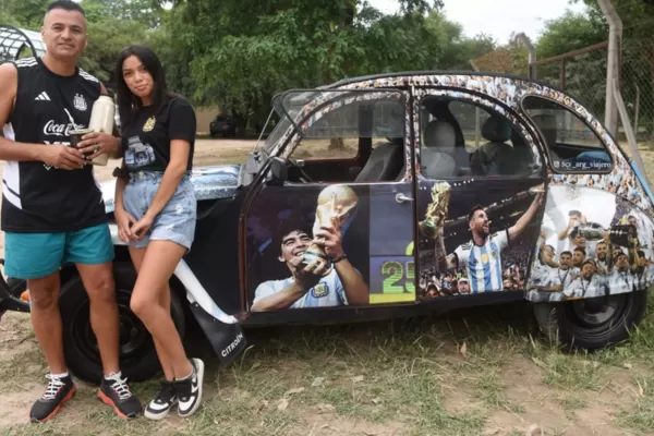De Moreno a Santiago: la historia de la “Scaloneta” que recorre el país siguiendo a la Selección