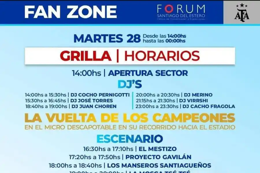 ¿Cómo se vive la fiesta de la Selección argentina en Santiago del Estero?