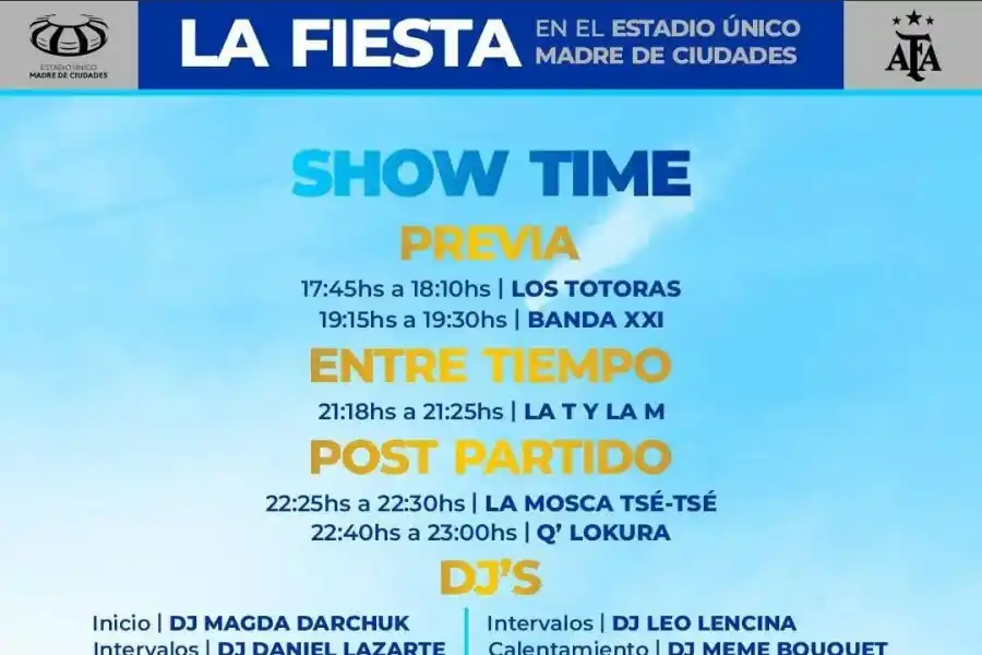 ¿Cómo se vive la fiesta de la Selección argentina en Santiago del Estero?