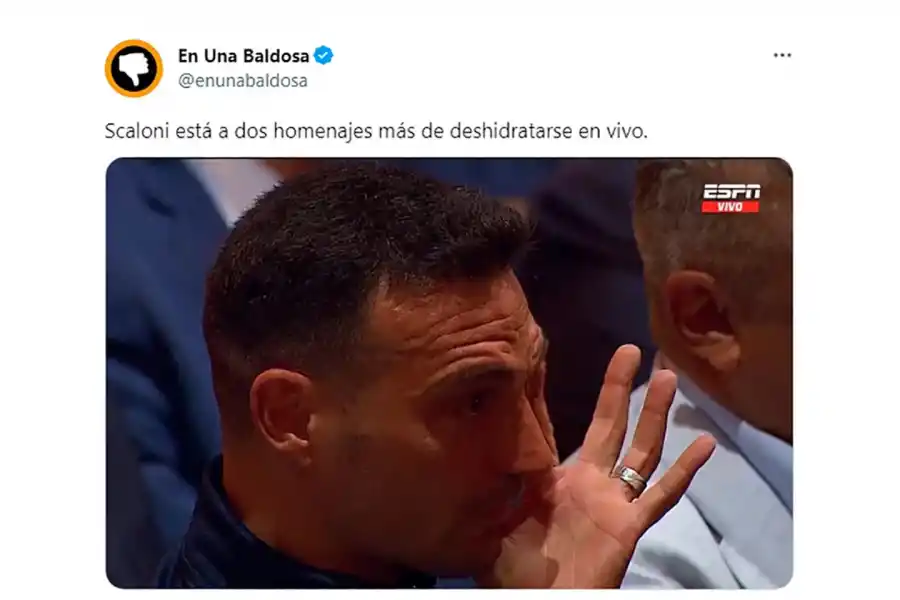 Mirá los mejores memes que dejó el homenaje a la Selección argentina: “Messi presidente”