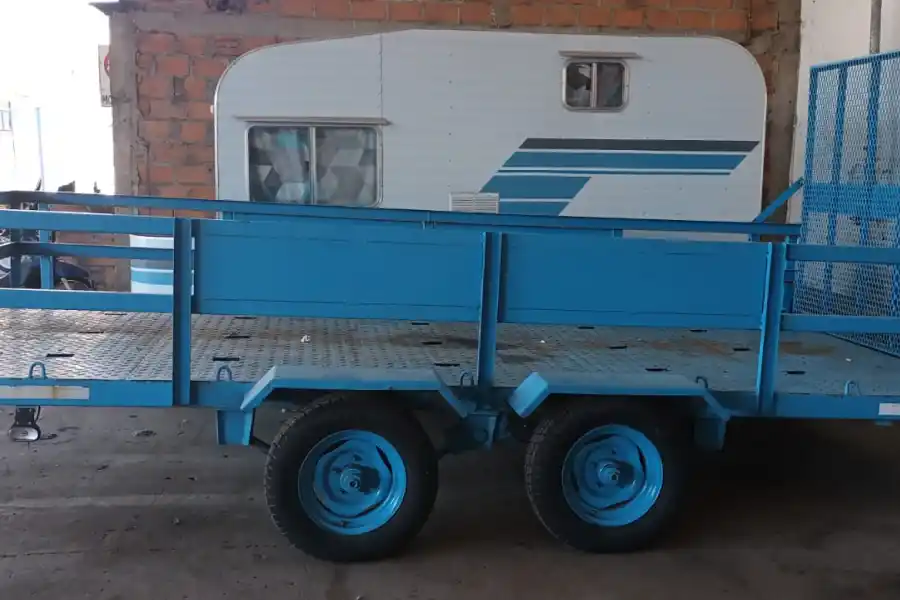 TRAILER. Romero afirmó que ese es el único vehículo que recibieron de la ANSV.