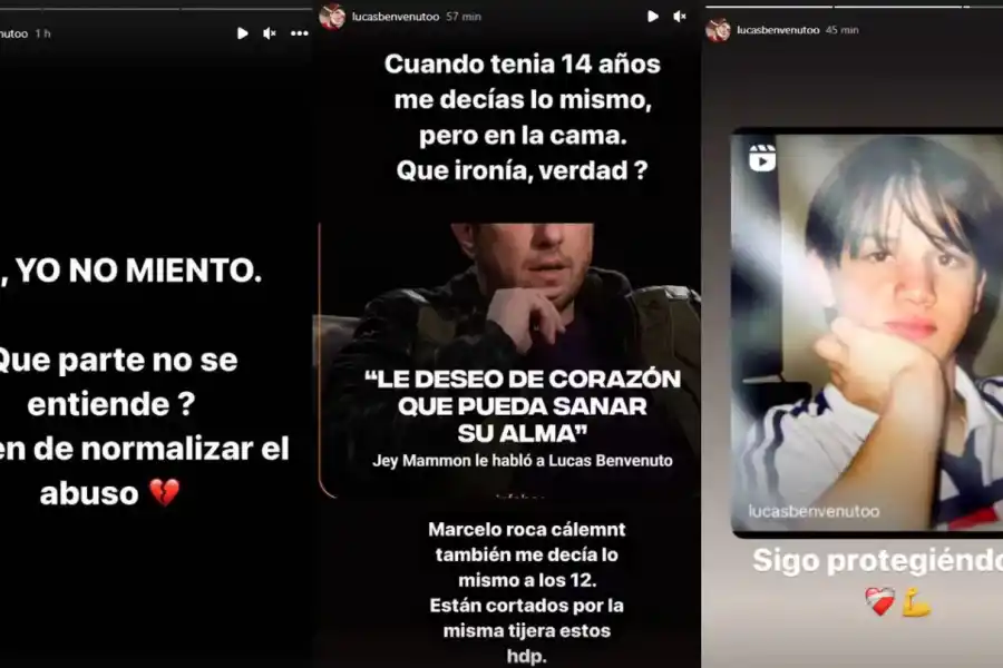 Lucas Benvenuto le contestó a Jey Mammón luego de su descargo: “Yo no miento”