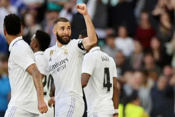 Con tres goles de Benzema en siete minutos, Real Madrid goleó en LaLiga