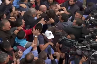 ¡Yo no me escondo y estoy acá! ¿Qué fue lo que dijo Berni al llegar a la protesta?