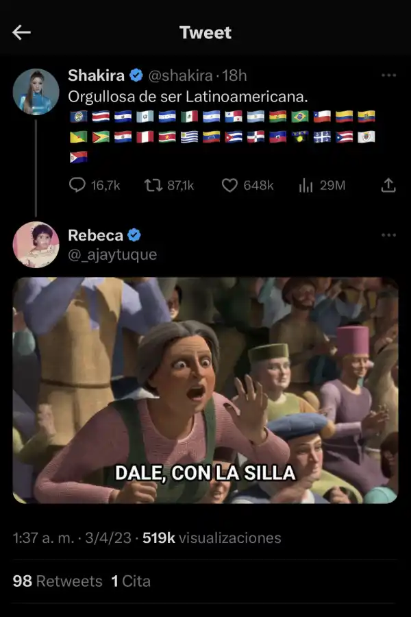 Piqué cargó contra Shakira y sus fans por ser latinoamericanos y la respuesta de ella y las redes llegó de inmediato