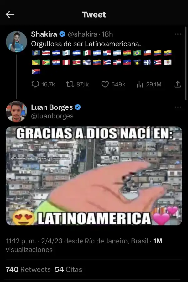 Piqué cargó contra Shakira y sus fans por ser latinoamericanos y la respuesta de ella y las redes llegó de inmediato