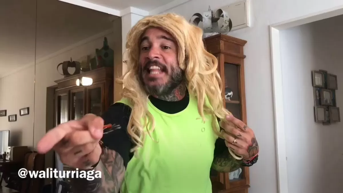 Wali Iturriaga interpretando su personaje la Jenny