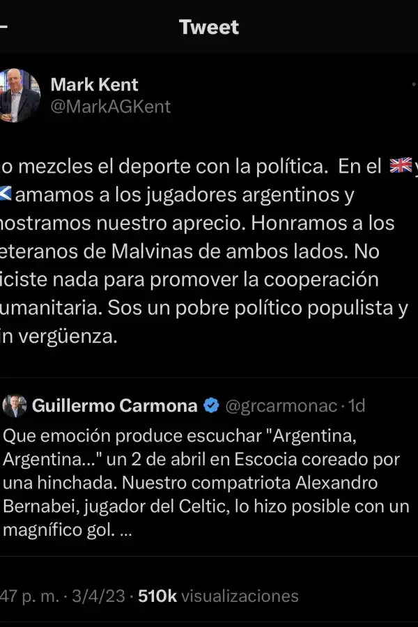 El comentario de Mark Kent.