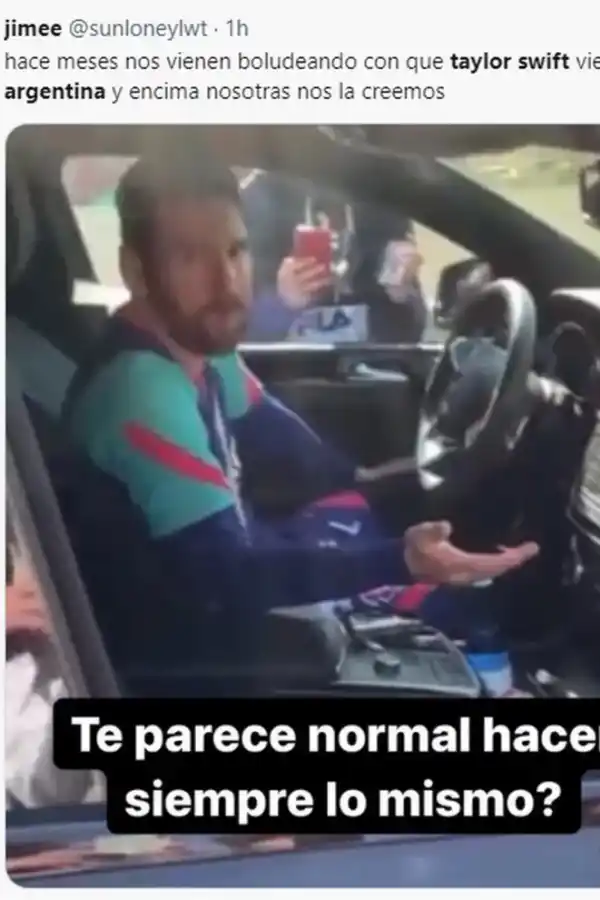 Furor en las redes sociales por una posible visita de Taylor Swift a la Argentina