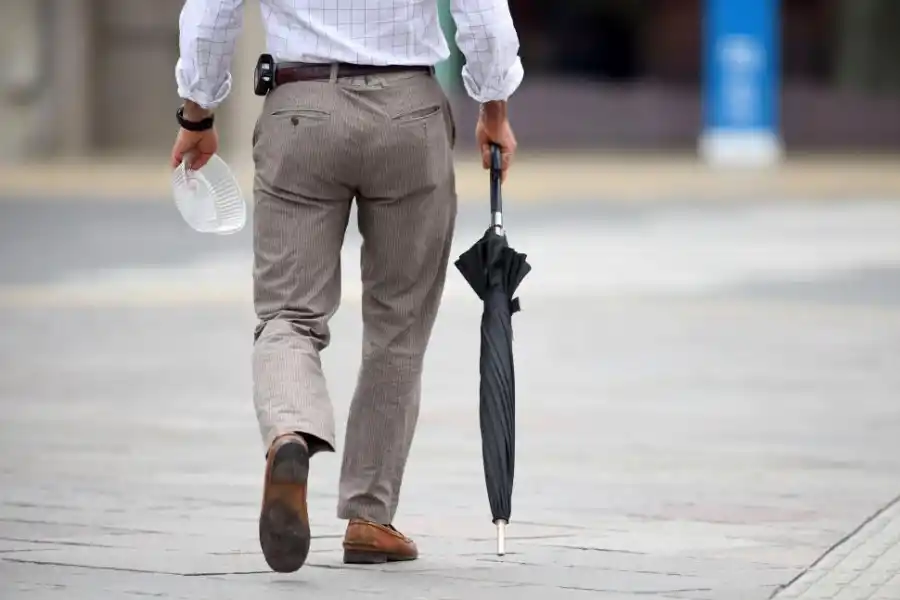 PRECAVIDO. El alerta amarilla advertía de tormentas vespertinas.