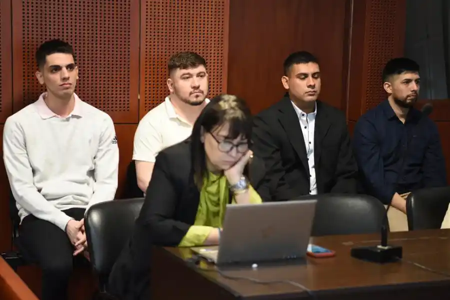 IMPUTADOS. De izquierda a derecha: Yamil Salis, José Miguel Escudero, Ramón Manrique y Rolando Morán. 